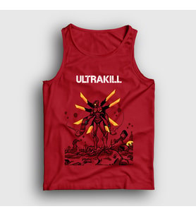 Presmono Unisex Kırmızı Poster V2 Ultrakill Atlet 529248tt