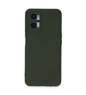 Realme 9i 4g Kılıf Nano İçi Kadife Silikon - Koyu Yeşil