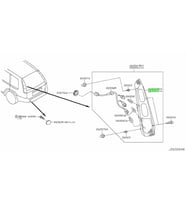 Stop Lambası Sag Kırmızı : Grı Japon Xtraıl (T30) 2.0 03-06 (Oem No: 26554-Eq000)