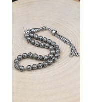 Erkek 925 Ayar Gümüş Tesbih küçük Boy -30 Gr- 901696