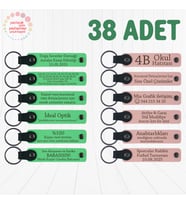 F Yeşili & Y Ağzı, Müzik Festivali Katılımcılarına Anı, 38’li Set, Kişiselleştirilebilir Hatıra