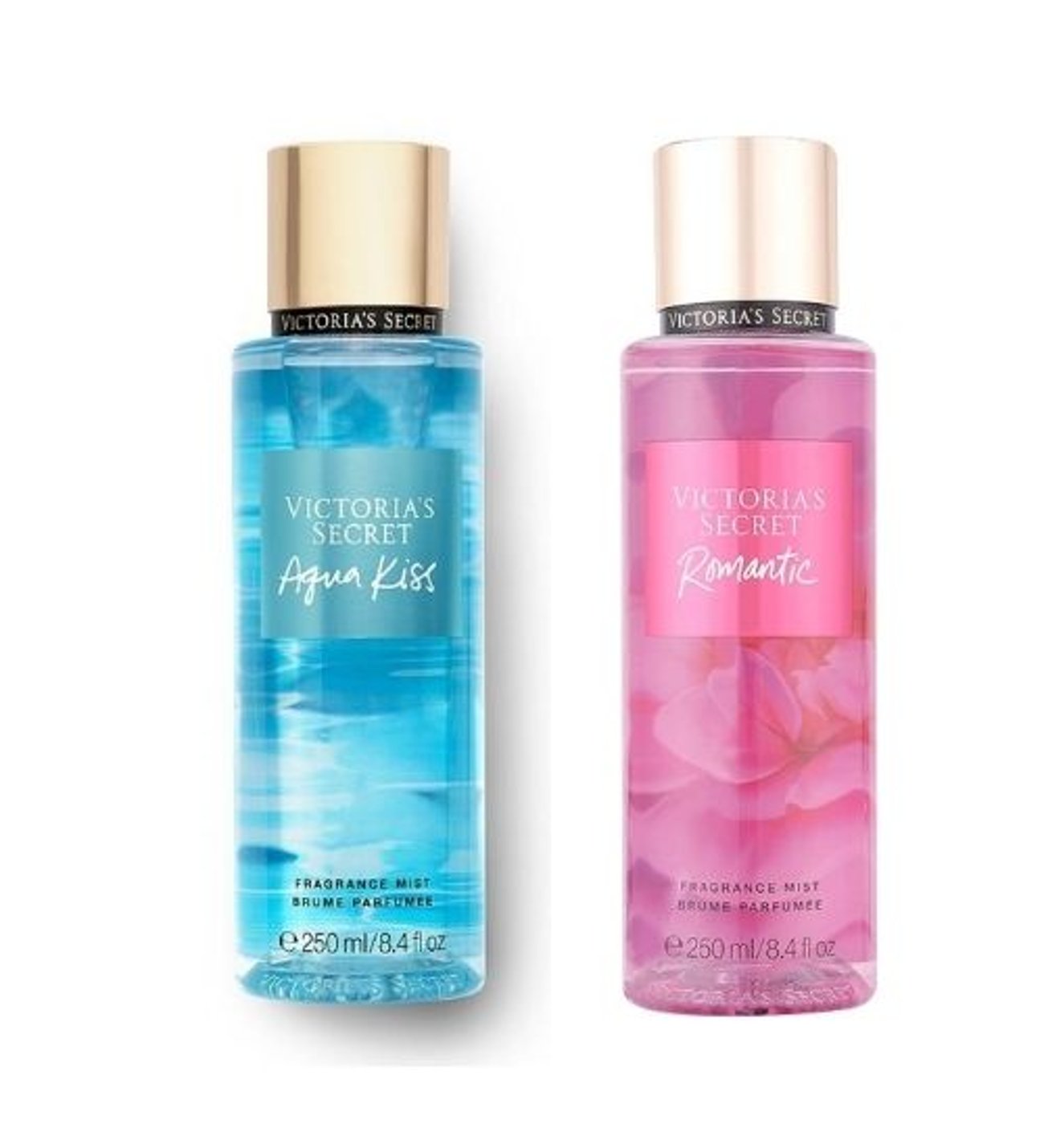 VICTORIA'S SECRET Aqua Kiss-Romantic Vücut Spreyi İkili Set