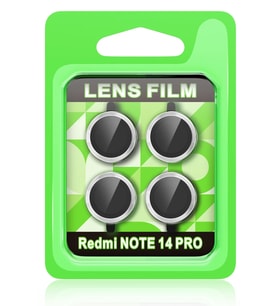 Newface Xiaomi Redmi Note 14 Pro 5G Raze Metal Kamera Lens - Gümüş