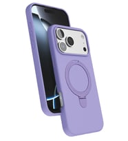iPhone 17 Pro Max Regal Magsafe Standlı Kapak - Lila