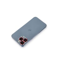 Apple İphone 11 Pro Metal Kamera Lens Koruma Cam - Kırmızı