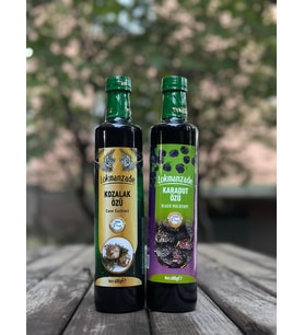 Lokmanzade  Kozalak Özü (680 gr) + Lokmanzade Karadut Özü (680 gr) 2'li fırsat set