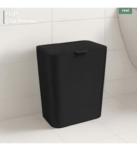 FLIP ÇÖP KOVASI SİYAH-100183