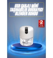 Northcity Mini El Rondosu Şarjlı Doğrayıcı - Taşınabilir 250ml USB Blender