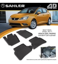 Seat Ibiza Havuzlu Paspas 4,5D Sahler 2009-2017