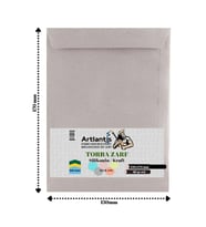 Torba Zarf 13x17 Cm Kraft 90 Gr Silikonlu 500'lü 1 Paket Artlantis 130*170 Mm Torba Zarf Kraft 500 lü 1 Paket (Renksiz)