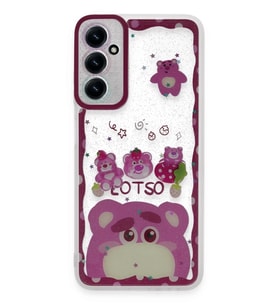 Newface Samsung Galaxy A05S Kılıf Sweet Desenli Silikon Kapak - Pembe