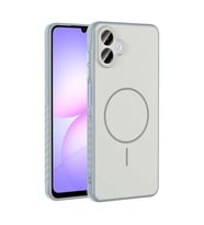 Coverzone Samsung Galaxy A07 ?le Uyumlu Kamera Lens Korumal? K?l?f Magsafe Uyumlu Kablosuz ?arj �zellikli Tea Silikon Telefon K?l?f? Siyah