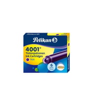 Pelikan Dolma Kalem Kartuşu Küçük Violet 6 LI 4001 (Mor)