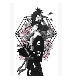 Dororo Ve Hyakkimaru Tablo Ahşap Poster Dekoratif