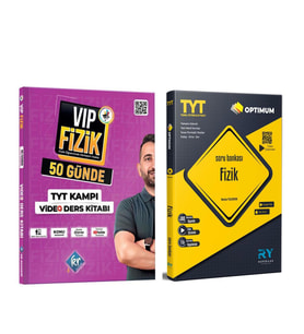 Kr Akademi TYT VİP Fizik Konu ve Referans Fizik Soru Bankası Seti 2 Kitap