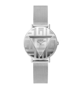 GUESS GUGW0527L1 HASIR KORDON KADIN KOL SAATİ (Gümüş)
