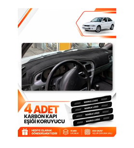 PROTON 415-416-418-420 (1994-2000) Uyumlu Ön Torpido Koruma Kılıfı Halısı - Siyah