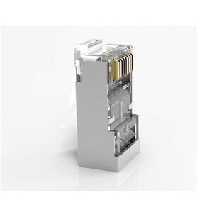 QPORT Cat6 Q-J601Y EZ-RJ45 RJ45 50li paket Metal Konnektör