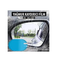 Tesla Uyumlu Oto Yağmur Kaydırıcı Dış Ayna Film Seti 2 Adet