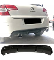 Citroen C4 Difüzör Parlak Siyah Plastik 2011 2012 2013 2014 2015 2016 Arka-difizör-bodykit-ek