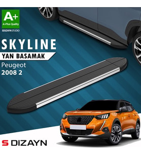 S-Dizayn Peugeot 2008 2 Skyline Krom Yan Basamak 183 Cm 2020 Üzeri A+ Kalite