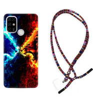 Casper E30 F20 X20 Kılıf Boyun Asklı Rasta Silikon Red Blue Leon 1714