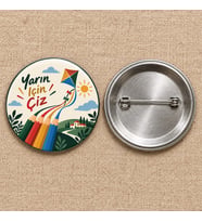 Yarın İçin Çiz Filistin Temalı 58 mm İğneli Rozet