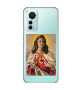 Xiaomi Mi 12 Lite Uyumlu Lana Del Rey Desenli Şeffaf Telefon Kılıfı