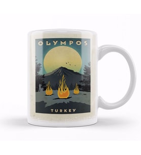 Olimpos Yanartaş Kupa Bardak Porselen