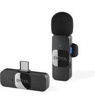 Boya BY-V10 Ultra Kompakt Kablosuz Type-C Yaka Mikrofonu - Outlet
