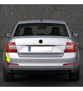 Skoda Octavia A7 2013-2017 Arka Tampon Sol Alt Reflektörü 5E5945105