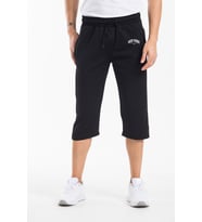 Erkek New York Baskılı Uzun Slim fit  Şort SPR25SR081 (Siyah)
