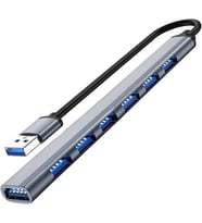 Plentiful 7 Port Çoklayıcı HUB USB 3.0 Alüminyum Slim ZR281