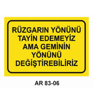 İŞ GÜVENLİĞİ UYARI LEVHASI 1 ADET PVC 21 X 29CM