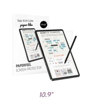 Fuchsia Galaxy Tab S10 Lite ile Uyumlu Gerçek Kağıt Hissi Parlama Önleyici Paper Like Tablet Ekran Koruyucu