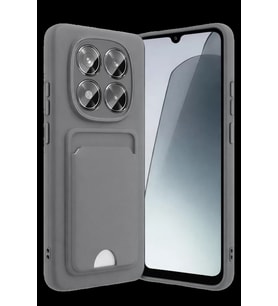 Pilelistore   Xiaomi Redmi Note 15 Pro 4G Kelvin Kartvizitli Silikon - Gri