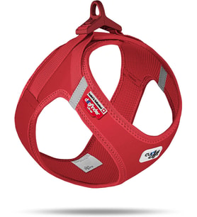 VEST HARNESS CLASP SOFTSHELL RED 2XS