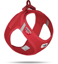 VEST HARNESS CLASP SOFTSHELL RED 2XS