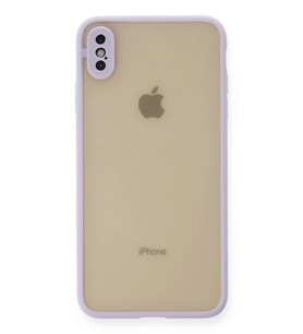 Newface Apple iPhone X Kılıf Montreal Silikon Kapak - Mor