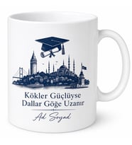 Mezuniyet Hediyesi Memleket Baskılı Kupa Bardak Özel Tasarım Hediye