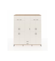 Kronos Dolap 10 Raflı 2 Çekmeceli 4 Askılı 220x59x243 Çam-Aytaşı/Aytaşı