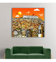 Mardin Tasarımlı Kanvas Tablo
