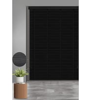 Bayeliss 803 Damarlı Siyah Blackout Polywood Jaluzi