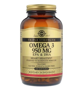 Solgar Omega-3 950 mg 100 Kapsül