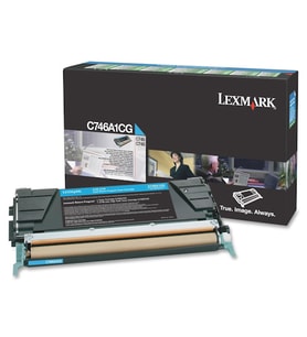 Tonersepeti Lexmark C746-C746A1CG Mavi Orjinal Toner