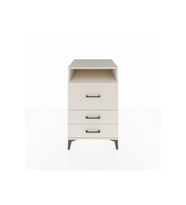 Kronos Komodin Tek Raflı 3 Çekmeceli 60x59x96 Aytaşı-Aytaşı
