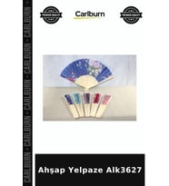 Özel Üretim Dekoratif Aksesuar Yazlık Hediye Ahşap Yelpaze Alk3627
