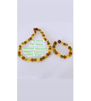 SERTİFİKALI ORİJİNAL KEHRİBAR BEBEK KOLYESİ (32-33 cm) BİLEKLİK (12-13) SET 0-4 YAŞ