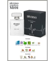 DİVERSO M101 ERKEK PARFÜM EDP 50 ML AROMATİK & FRESH  T.C. Sağlık Bakanlığı ÜTS KAYITLI