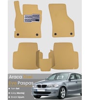 BMW 1 SERİSİ E87 (2004-2011) Uyumlu EVA Paspas Tam Set–Araca Özel,Su Geçirmez,Kolay Montaj